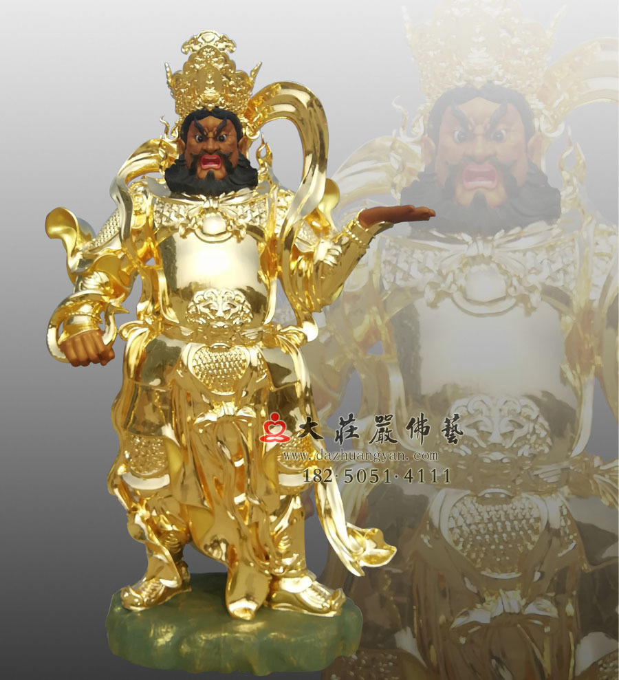 貼金四大天王之廣目天王