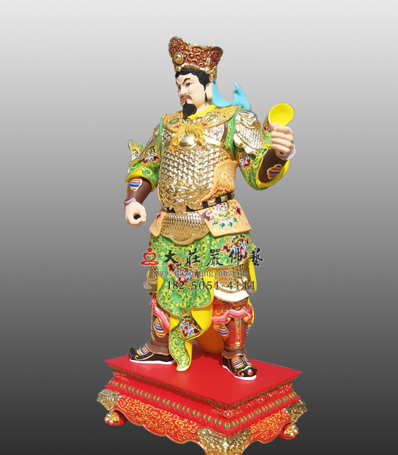 甲午神將韋玉卿左側彩繪神像 甲午神將韋玉卿左側彩繪神像