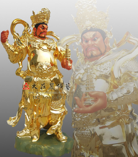 四大天王之多聞天王左側