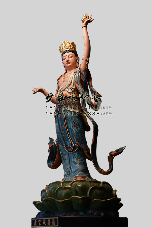 八大菩薩之虛空藏菩薩側麵照